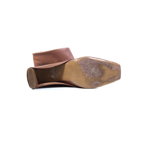 Jonathan Simkhai Karine Foldover Booties Womens Size 10 Brown - Picture 8 of 10